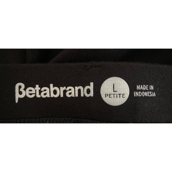 Betabrand Women's Classic Dress Pants Yoga Pants Black Straight Pull Up Stretch - Picture 8 of 10